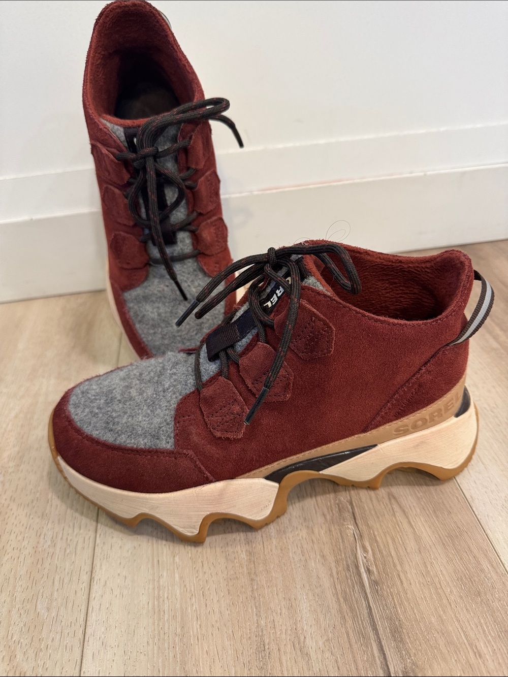 SOREL Kinetic™ Impact Caribou Waterproof shoes.